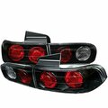 Whole-In-One Acura Integra for 1994-2001 4Dr Euro Style Tail Lights - Black & Red WH3845484